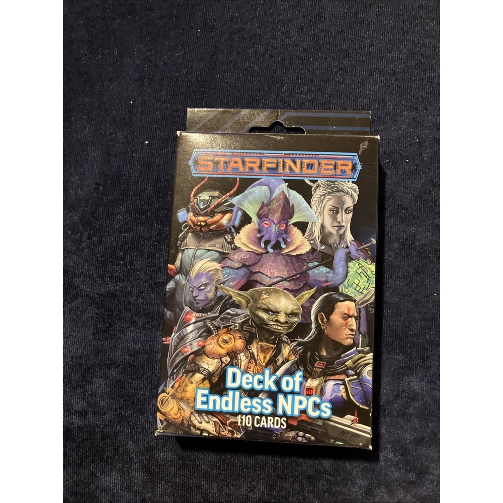 Starfinder Deck of Endless NPCs Paizo RPG 110 Cards PZO7430 Science Fantasy